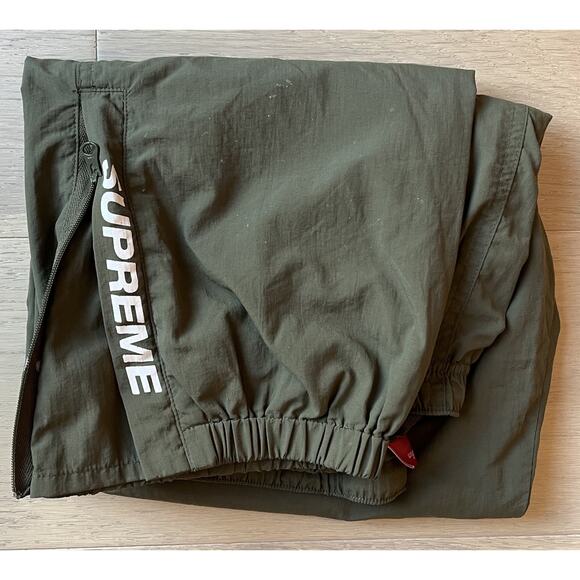Supreme Men’s Track Pants Olive Green - Medium - Picture 7 of 9
